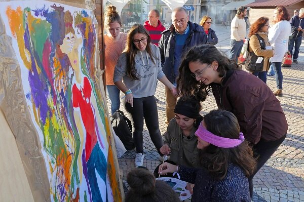 Pintura de mural Semana da Deficiencia 04