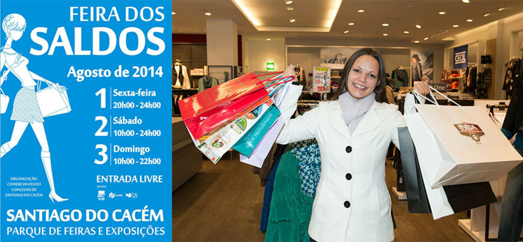 Feira dos Saldos anima fim de semana em Santiago do Cacém‏