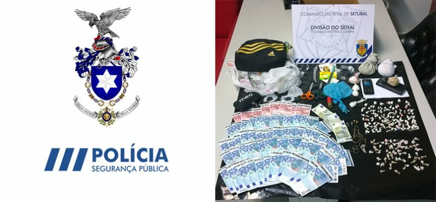 PSP apreende 1315 doses de droga e detém um suspeito no Bairro da Jamaica no Seixal