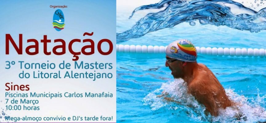 Piscina Municipal de Sines recebe nadadores masters de todo o país