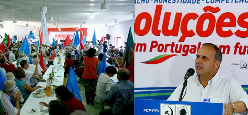 CDU esteve a almoço-comício com reformados de Almada