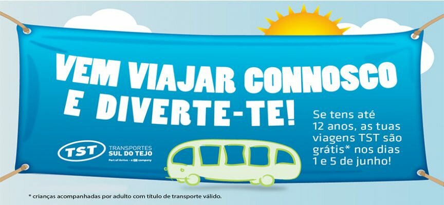 Nos dias 1 e 5 de junho os TST oferecem viagens aos mais pequenos