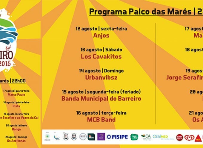 Festas do Barreiro 2016 de 12 a 21 de agosto