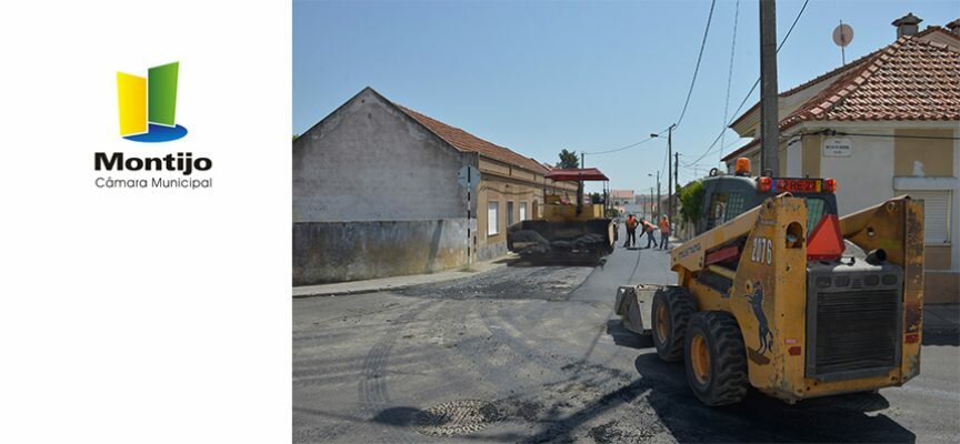Pavimentações no Bairro do Areias no Montijo