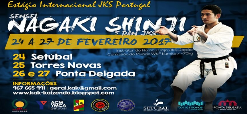 Estágio Internacional de Karaté Shotokan em Setúbal