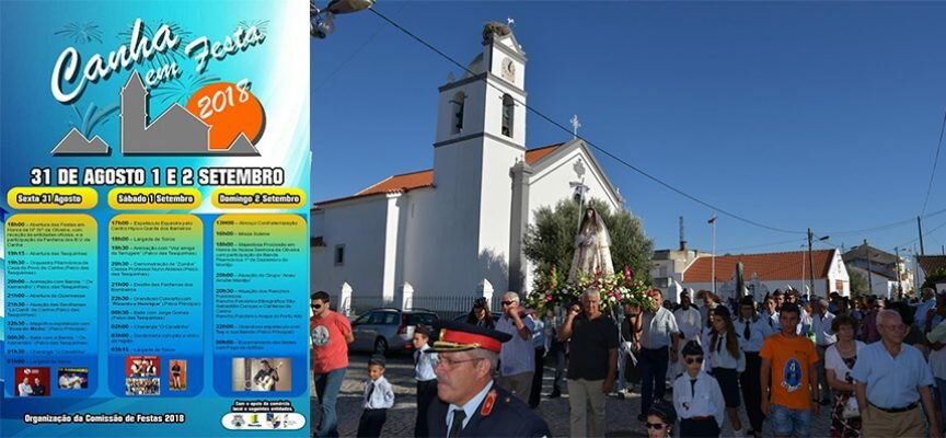 A Freguesia de Canha está em festa, de 31 de agosto a 2 de setembro, em honra de Nª Sr.ª da Oliveira