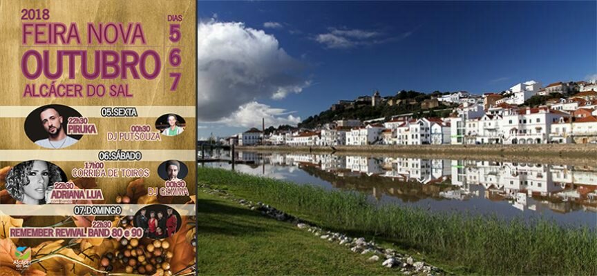 Três dias de festa em Alcácer do Sal com a Feira Nova de Outubro’18