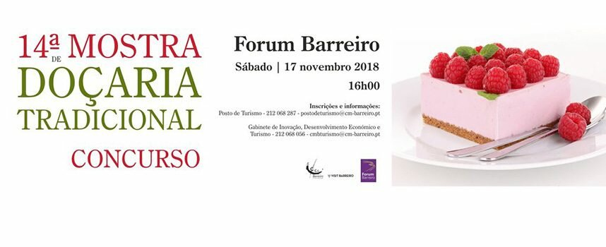 14ª Mostra de Doçaria Tradicional do Barreiro – Inscrições abertas