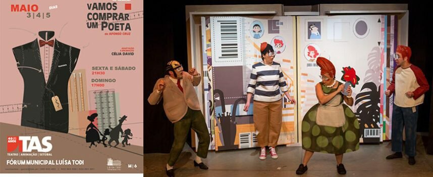 O TAS trás “Vamos Comprar um Poeta” ao Fórum Municipal Luísa Todi