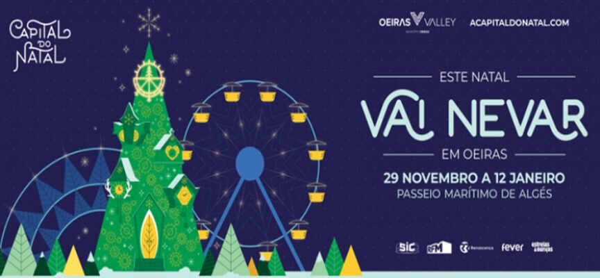 Capital do Natal faz nevar em Oeiras