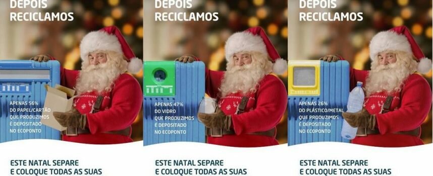 NESTE NATAL PRIMEIRO CELEBRAMOS DEPOIS RECICLAMOS