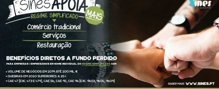 Município de Sines alarga apoios financeiros a empresas