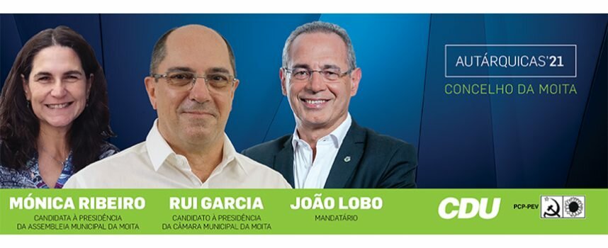 Anúncio dos cabeças de lista da CDU à Câmara Municipal da Moita e Assembleia Municipal