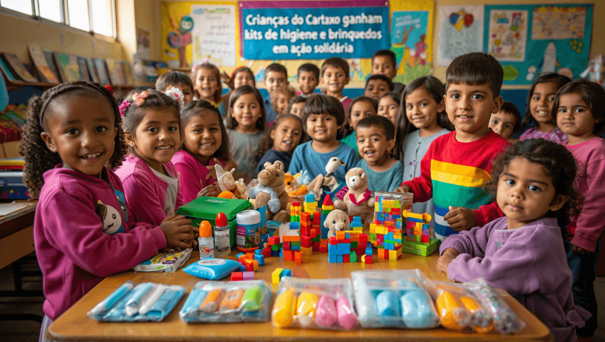 Campanha solidária no Cartaxo apoia crianças com produtos de higiene e brinquedos