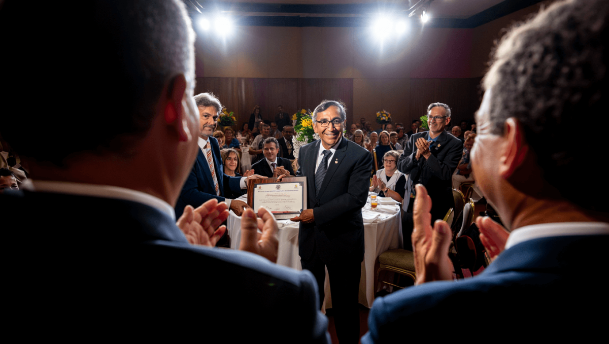 Acácio Teixeira homenageado pelo Rotary Club de Abrantes