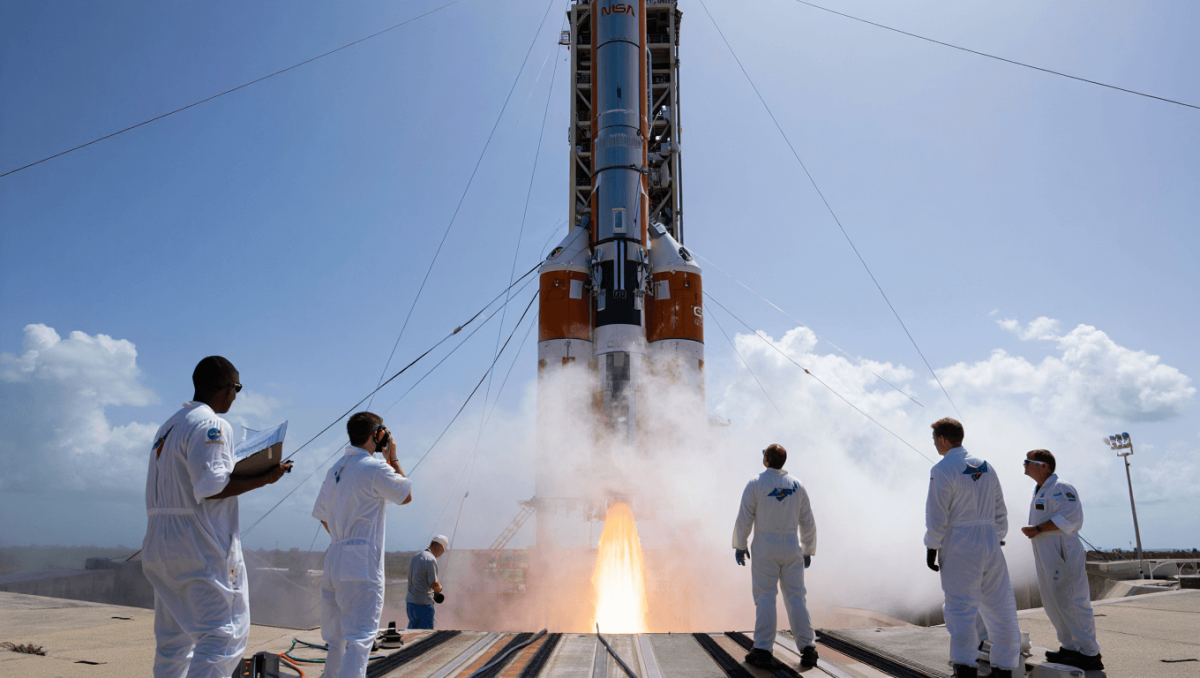 NASA exclui lançamento de missão lunar devido a problemas técnicos