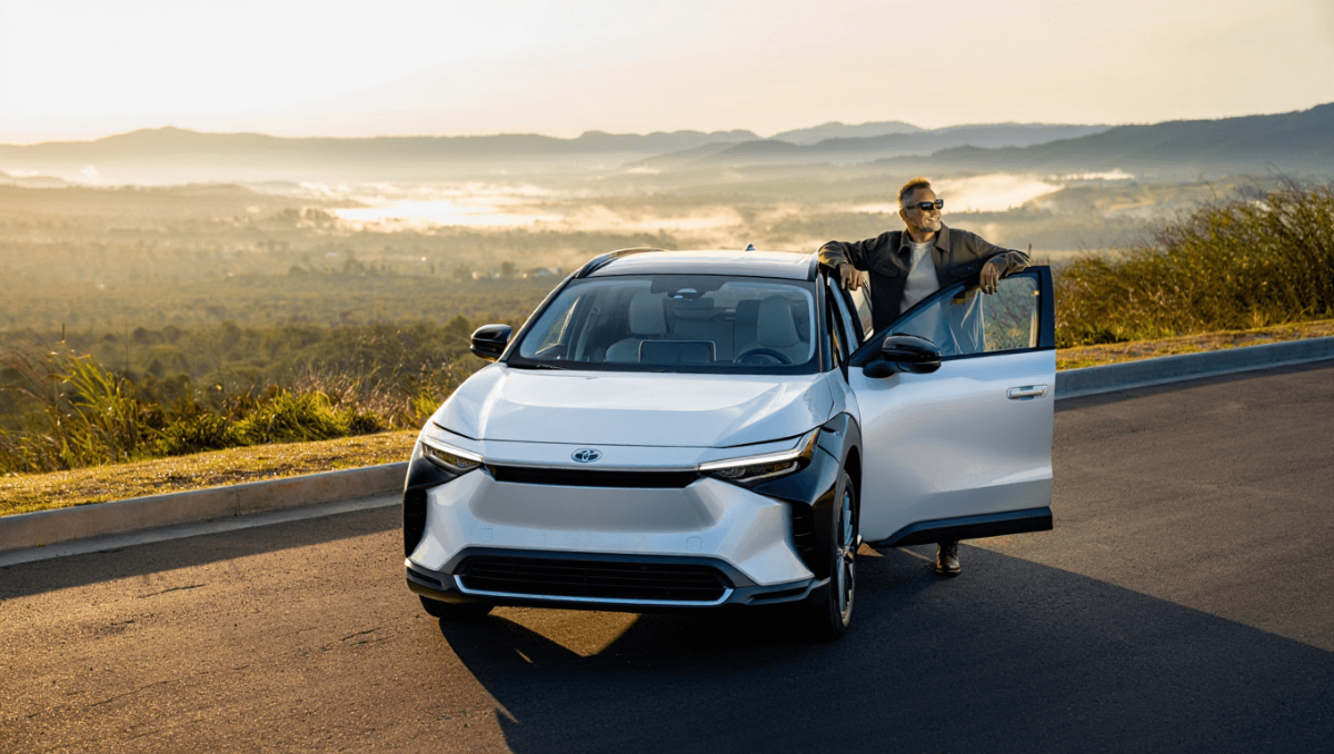 A confiança redobrada com o 100% elétrico Toyota bZ4X