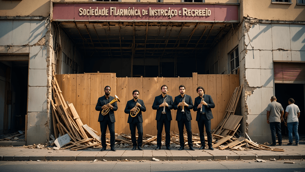 Filarmónica da Carregueira à espera de regressar a casa precisa de 150 mil euros para requalificar sede