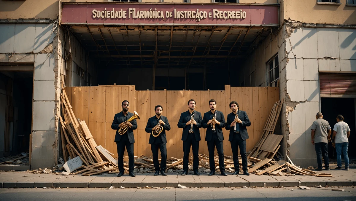 Filarmónica da Carregueira à espera de regressar a casa precisa de 150 mil euros para requalificar sede