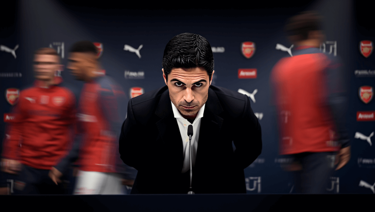 Arsenal é acusado de antijogo e Arteta responde com... duas palavras