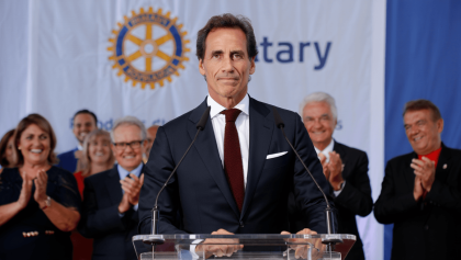 Carlos Moisés distinguido pelos rotários de Tomar