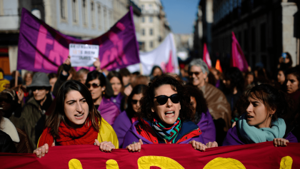 Mulheres manifestam-se hoje em várias cidades por igualdade, dignidade e salários