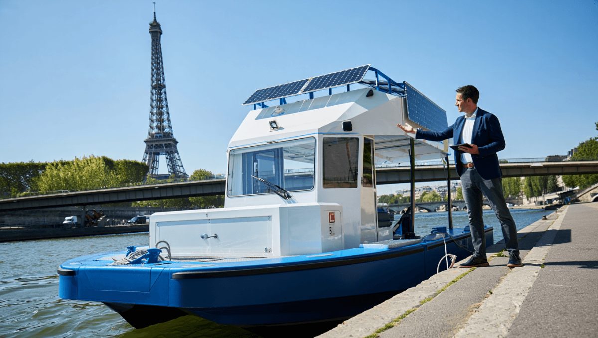 Negócio francês de transportes ecológicos tem barcos "verdes" construídos em Portugal