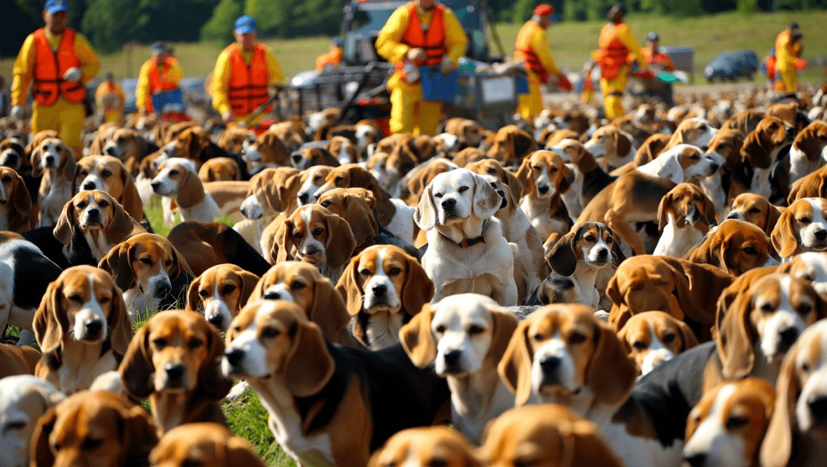 1.500 beagles retirados de um canil no Wisconsin. O que está por trás da operação de resgate que envolveu mais de mil ativistas?