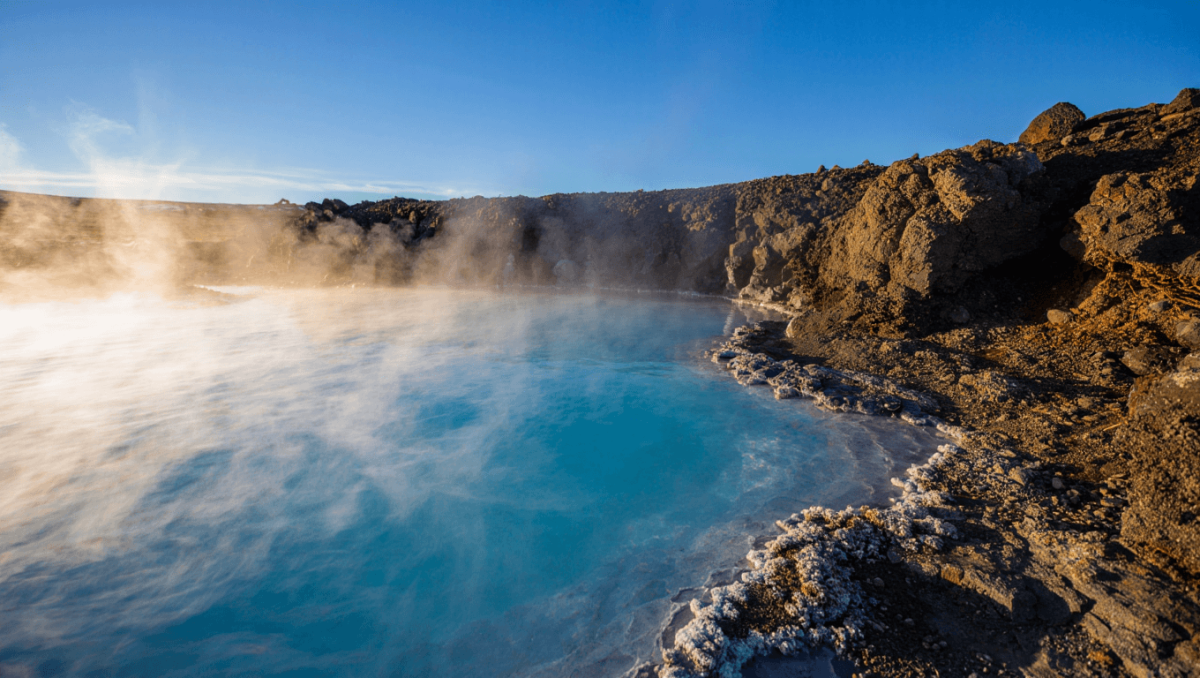
    Águas termais e viagem ao centro (e à idade) da Terra          