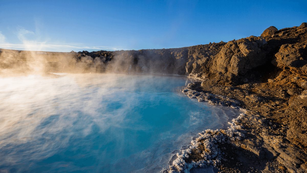 Águas termais e viagem ao centro (e à idade) da Terra