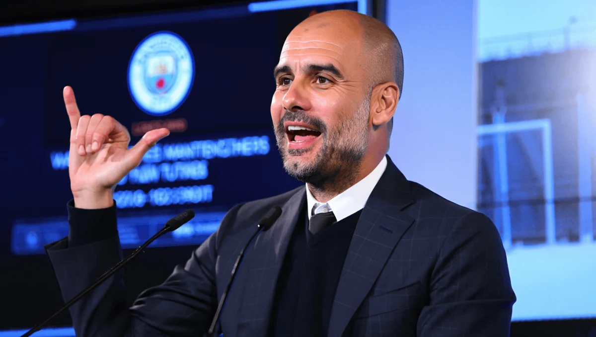 Guardiola termina conferência com... cântico do West Ham (e apelo a NES)