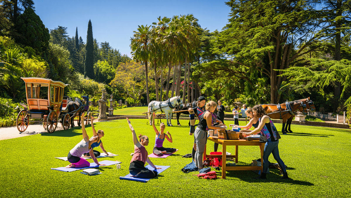Jardins de Monserrate e Queluz ganham programação ao ar livre: ioga, charretes e oficinas