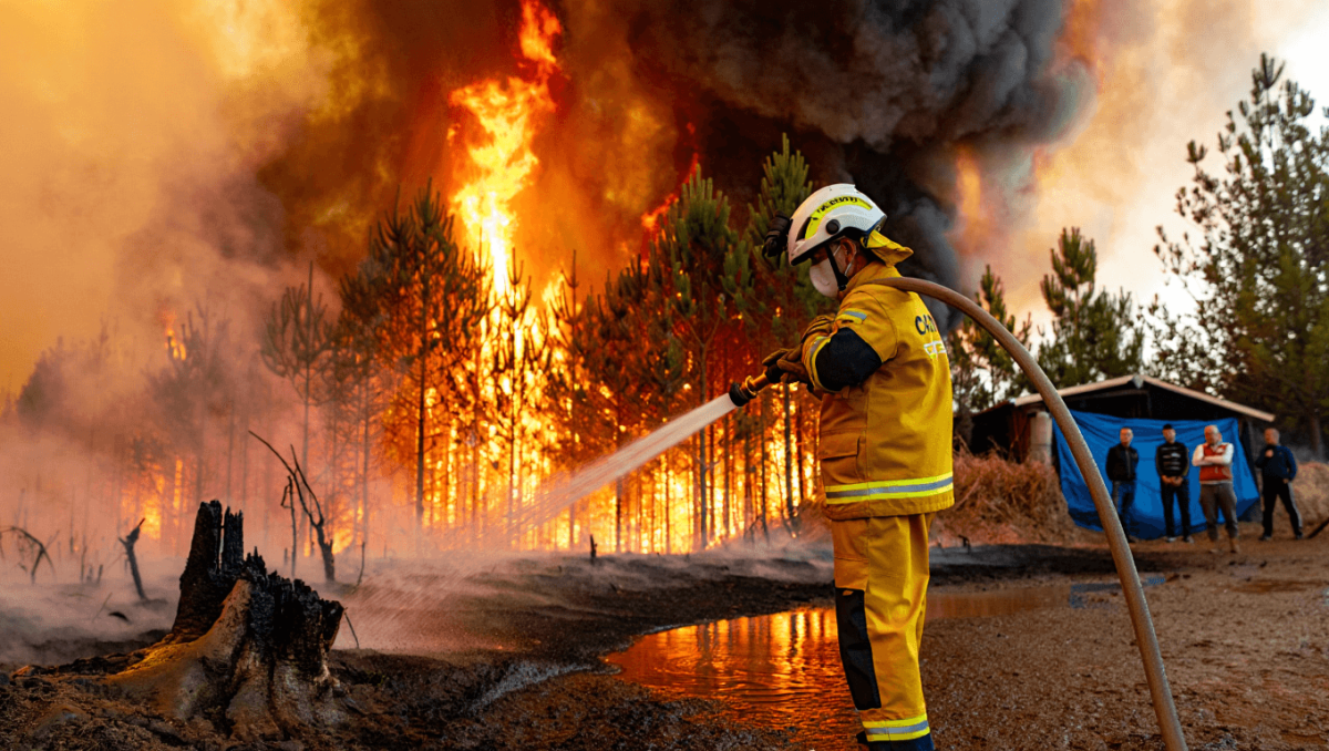 Calor. "A proteção florestal é o que preocupa mais"