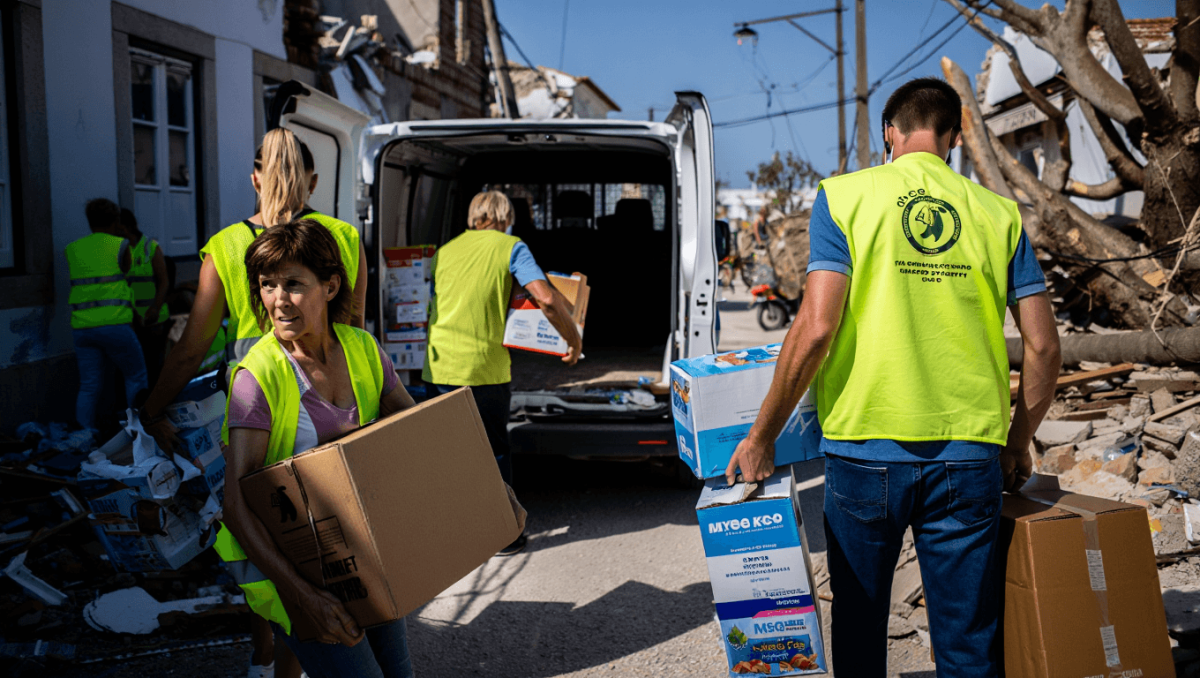 Quando tudo ruiu, a solidariedade ergueu Leiria