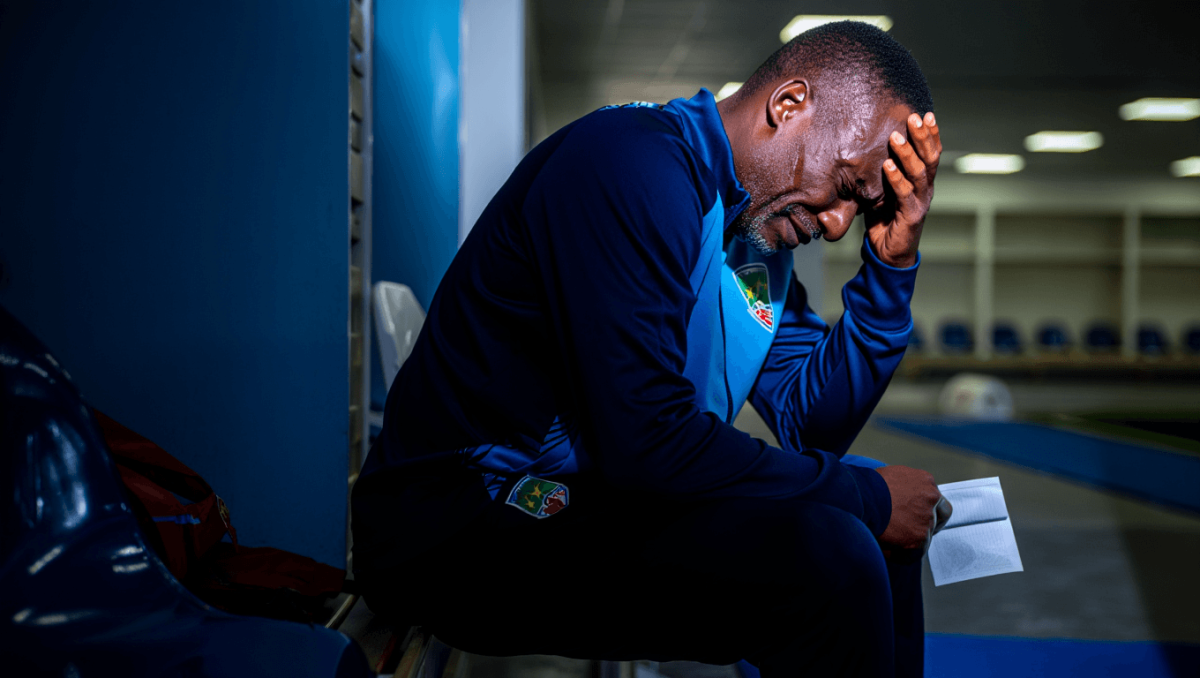 A reação do selecionador da RD Congo ao anunciarem a morte do seu pai
