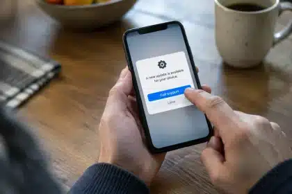 Atualização falsa do iOS: golpistas usam voz de IA