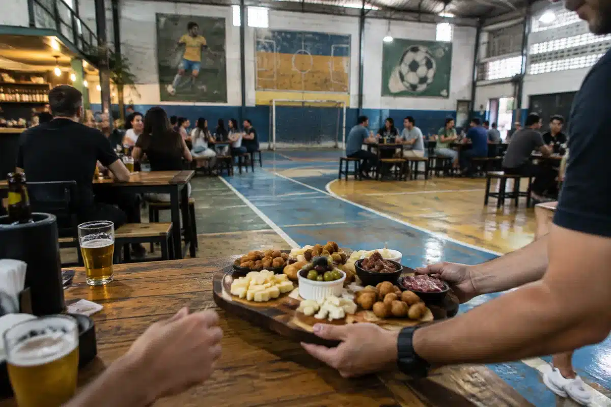 Petisqueira abre em antiga sede de futsal: espaço vira ponto gastronômico de referência
